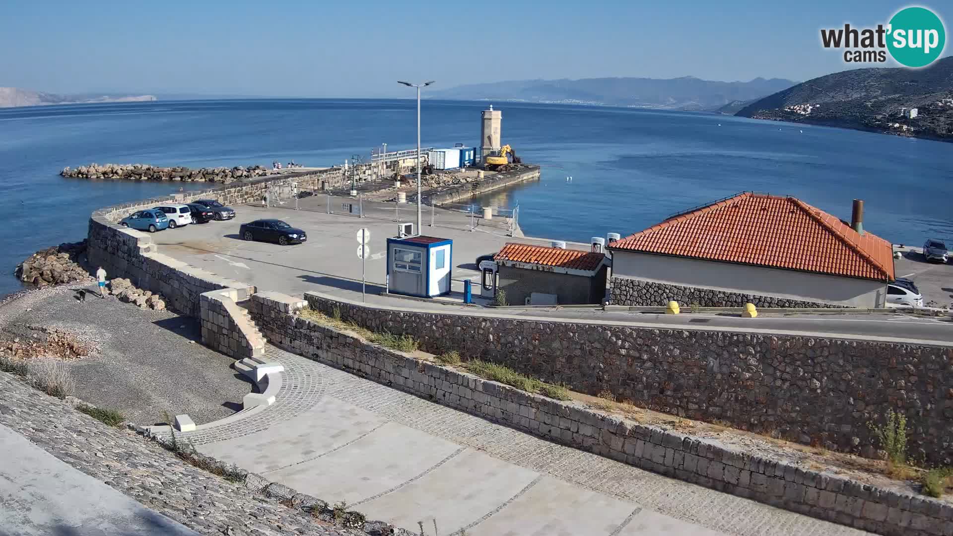 Senj Harbour Webcam – Breakwater & Lighthouse Live View