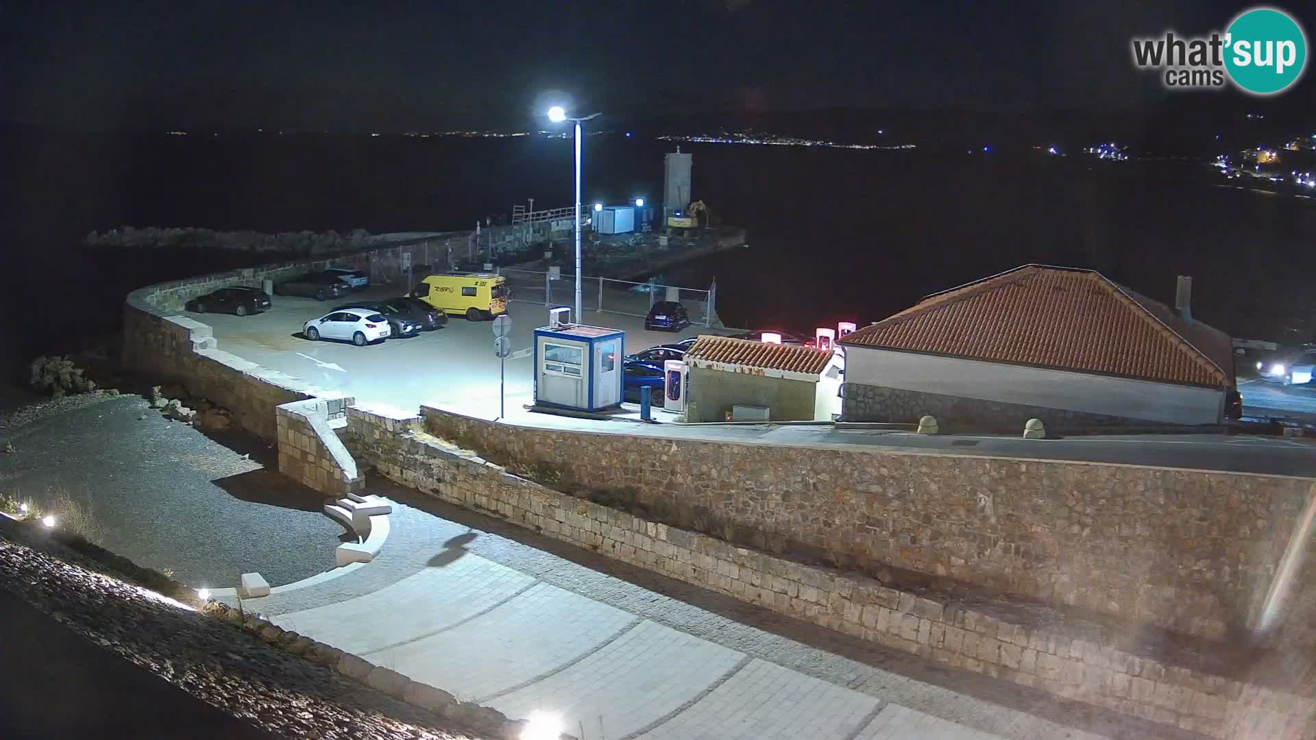 Webcam puerto de Senj – Rompeolas y faro en directo