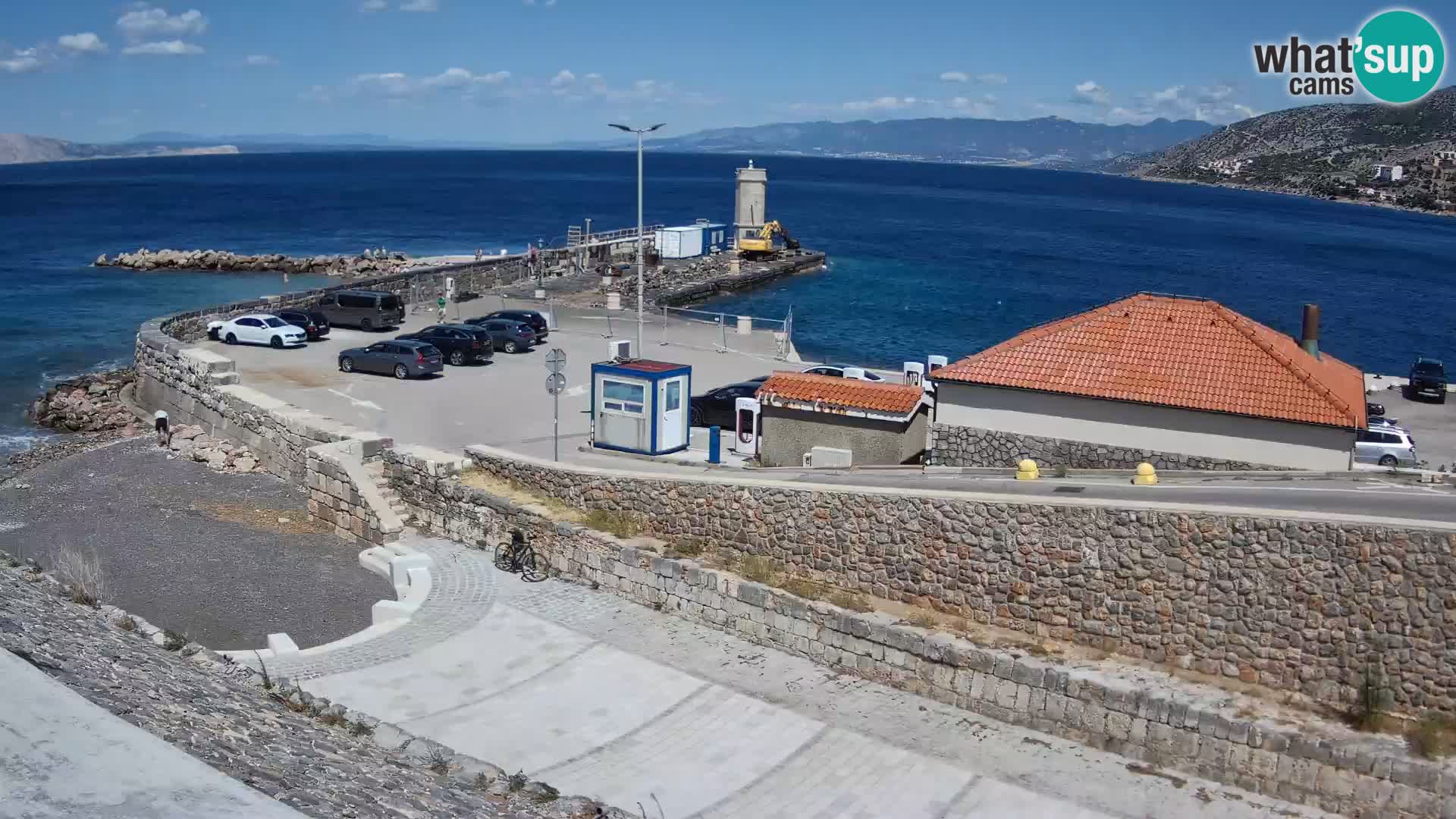 Webcam puerto de Senj – Rompeolas y faro en directo