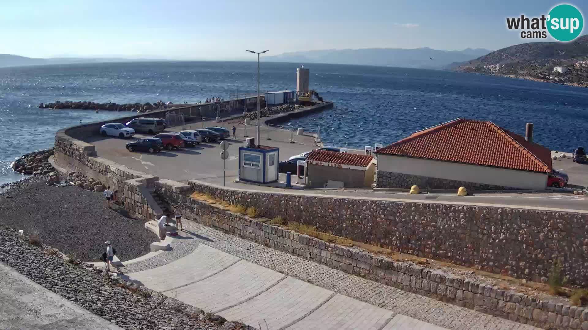 Senj Harbour Webcam – Breakwater & Lighthouse Live View