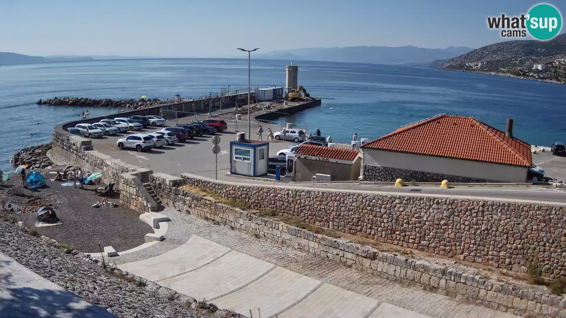 Web kamera Senj luka – Lukobran i svjetionik uživo