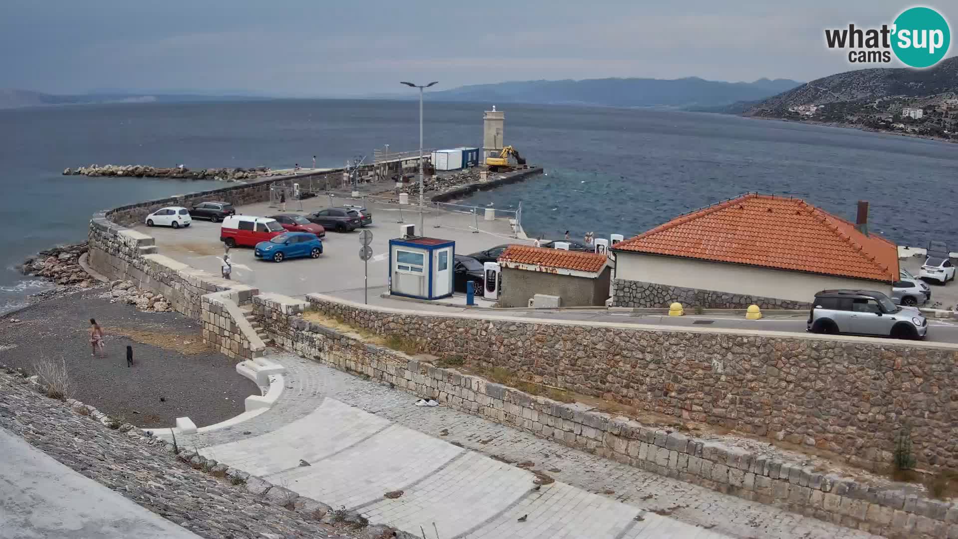 Web kamera Senj luka – Lukobran i svjetionik uživo