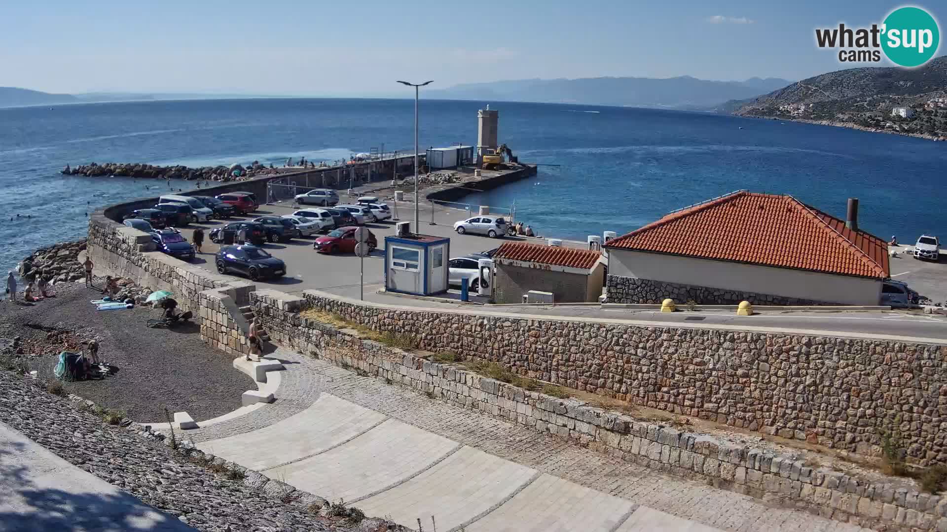 Webcam Porto di Segna – Frangiflutti e Faro in diretta