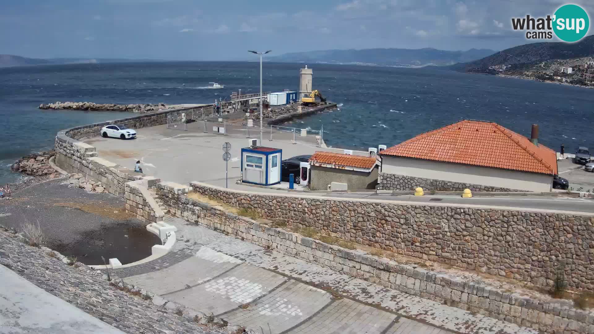 Web kamera Senj luka – Lukobran i svjetionik uživo