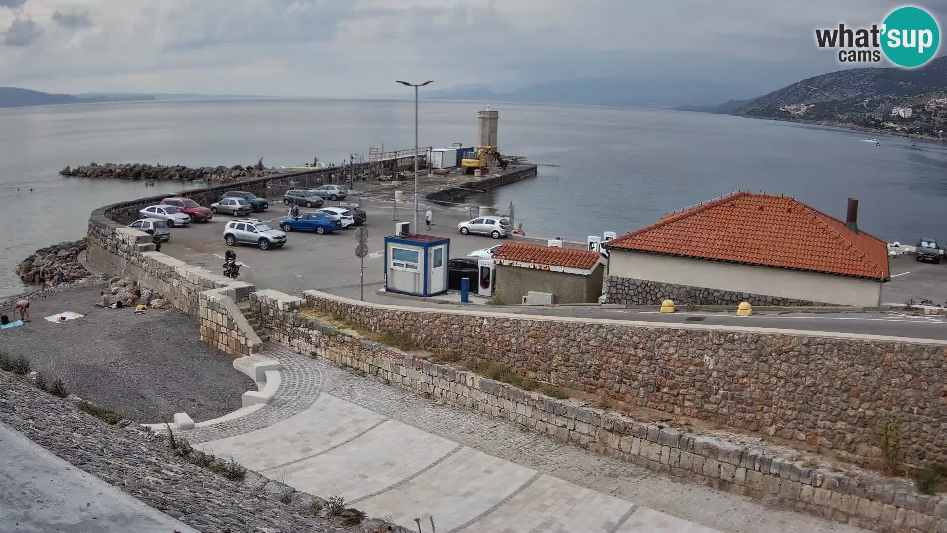 Web kamera Senj luka – Lukobran i svjetionik uživo