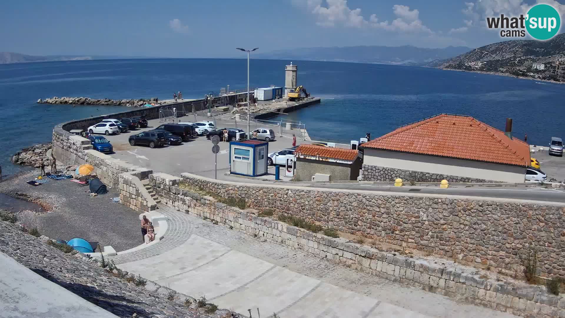 Webcam Porto di Segna – Frangiflutti e Faro in diretta