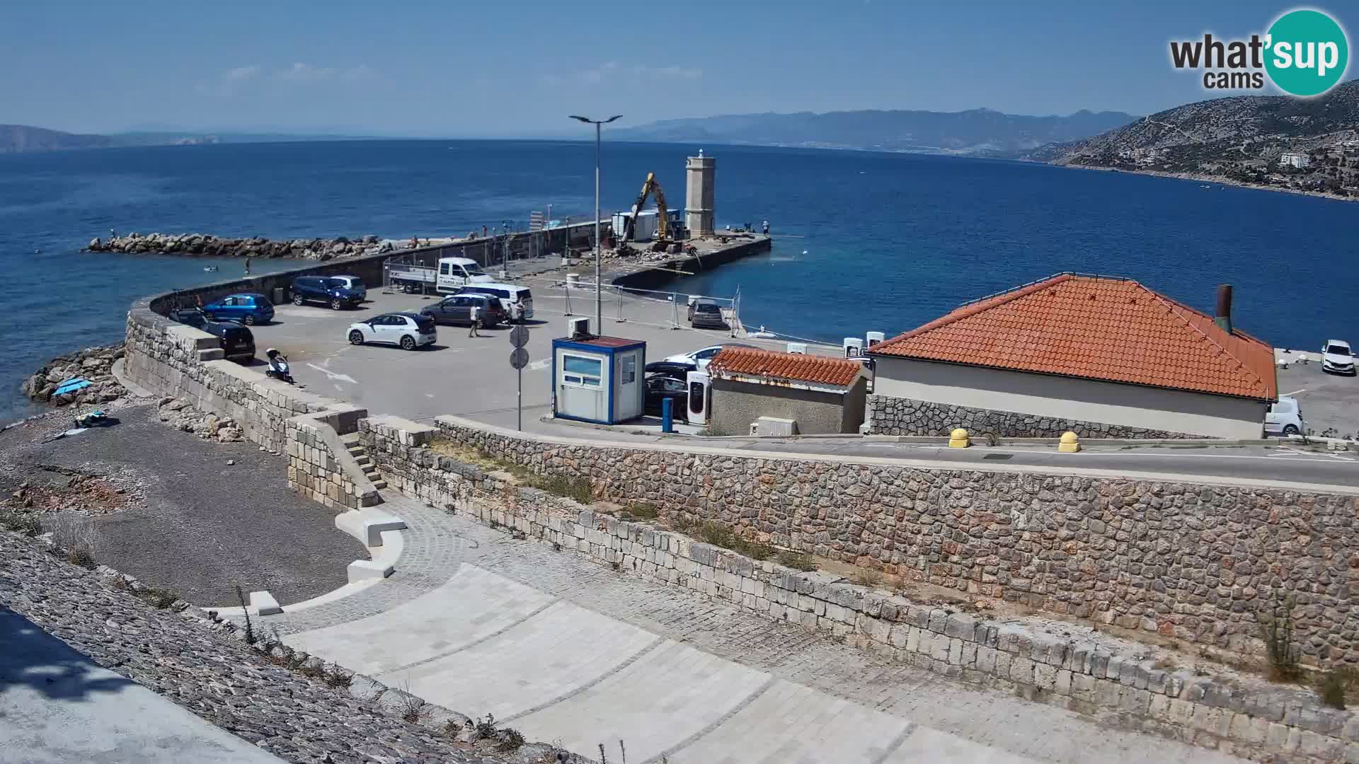Senj Harbour Webcam – Breakwater & Lighthouse Live View