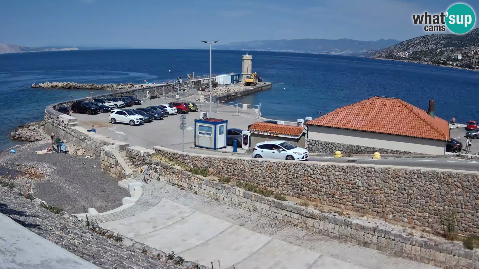 Senj Harbour Webcam – Breakwater & Lighthouse Live View