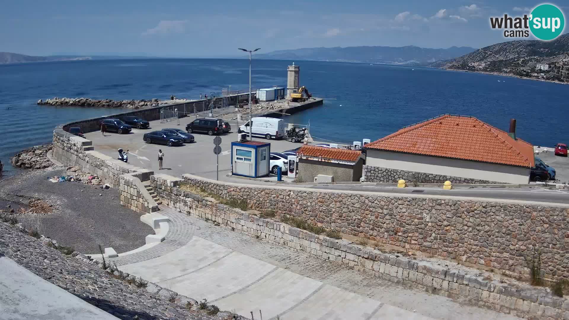 Senj Harbour Webcam – Breakwater & Lighthouse Live View