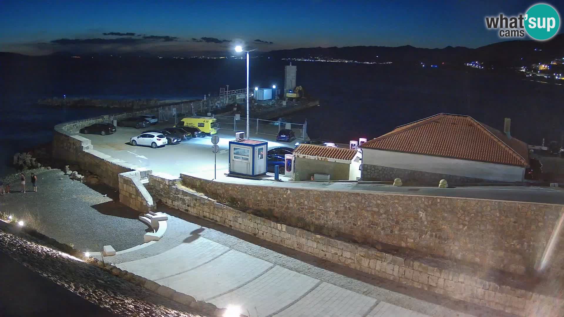 Senj Harbour Webcam – Breakwater & Lighthouse Live View