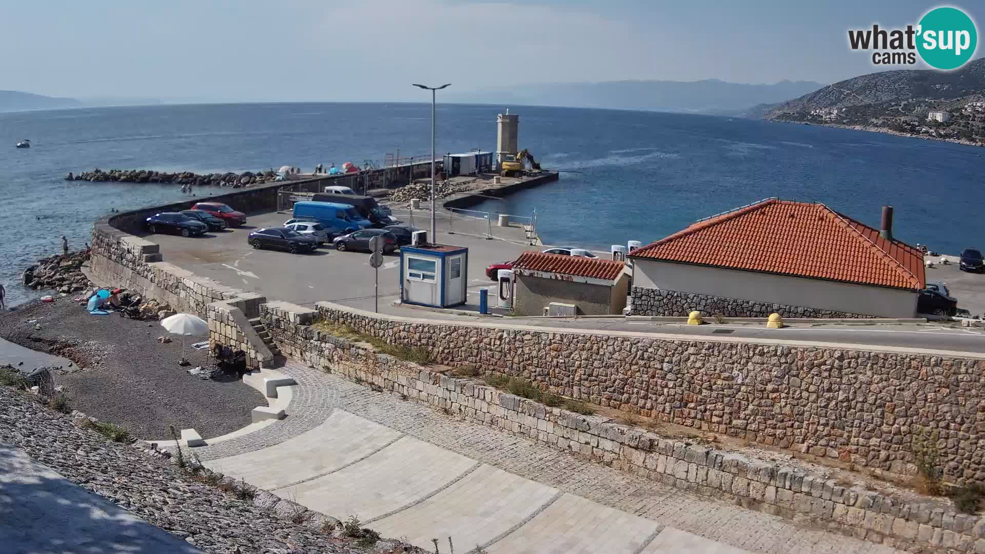 Senj Harbour Webcam – Breakwater & Lighthouse Live View