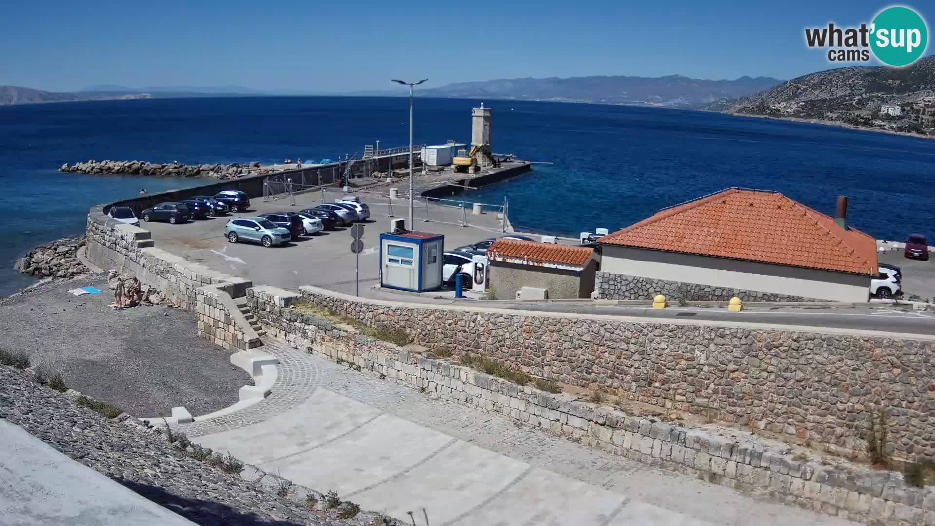 Webcam Porto di Segna – Frangiflutti e Faro in diretta