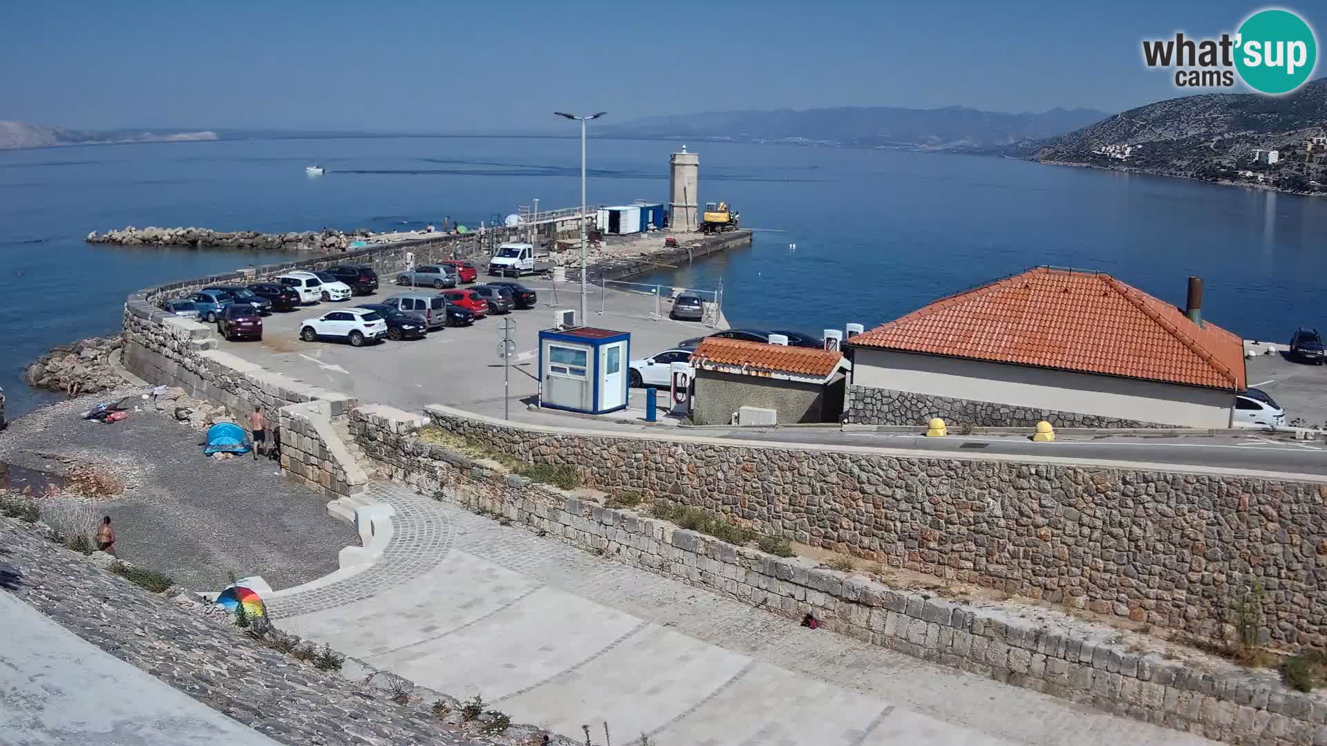Senj Harbour Webcam – Breakwater & Lighthouse Live View