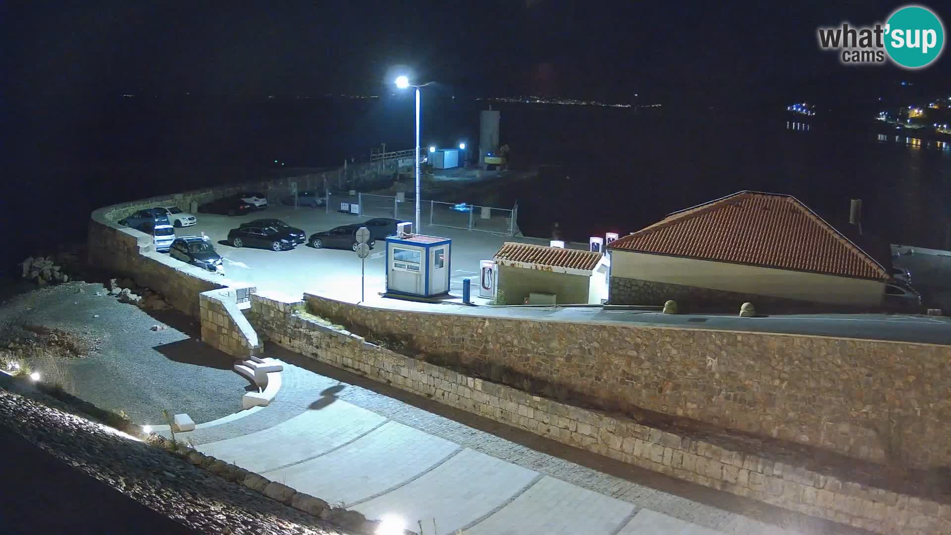 Webcam puerto de Senj – Rompeolas y faro en directo