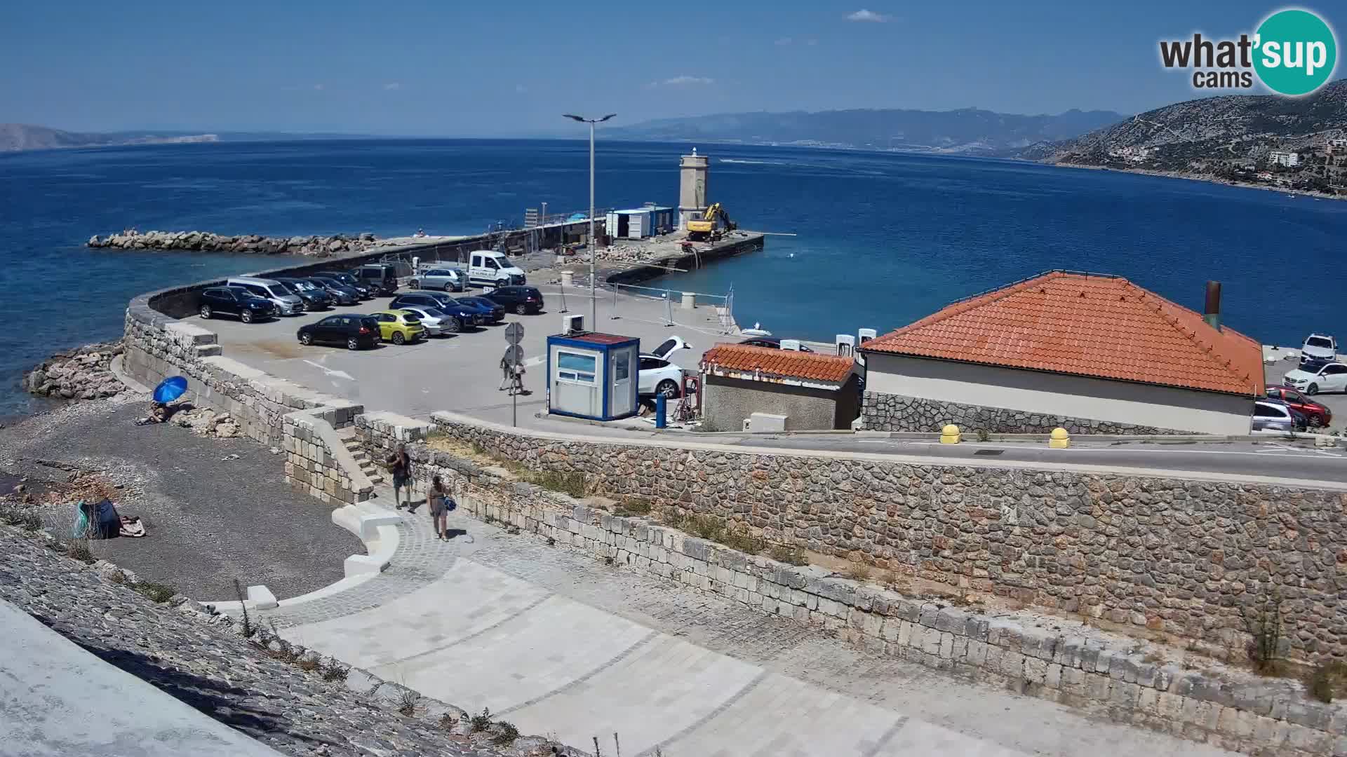Senj Harbour Webcam – Breakwater & Lighthouse Live View