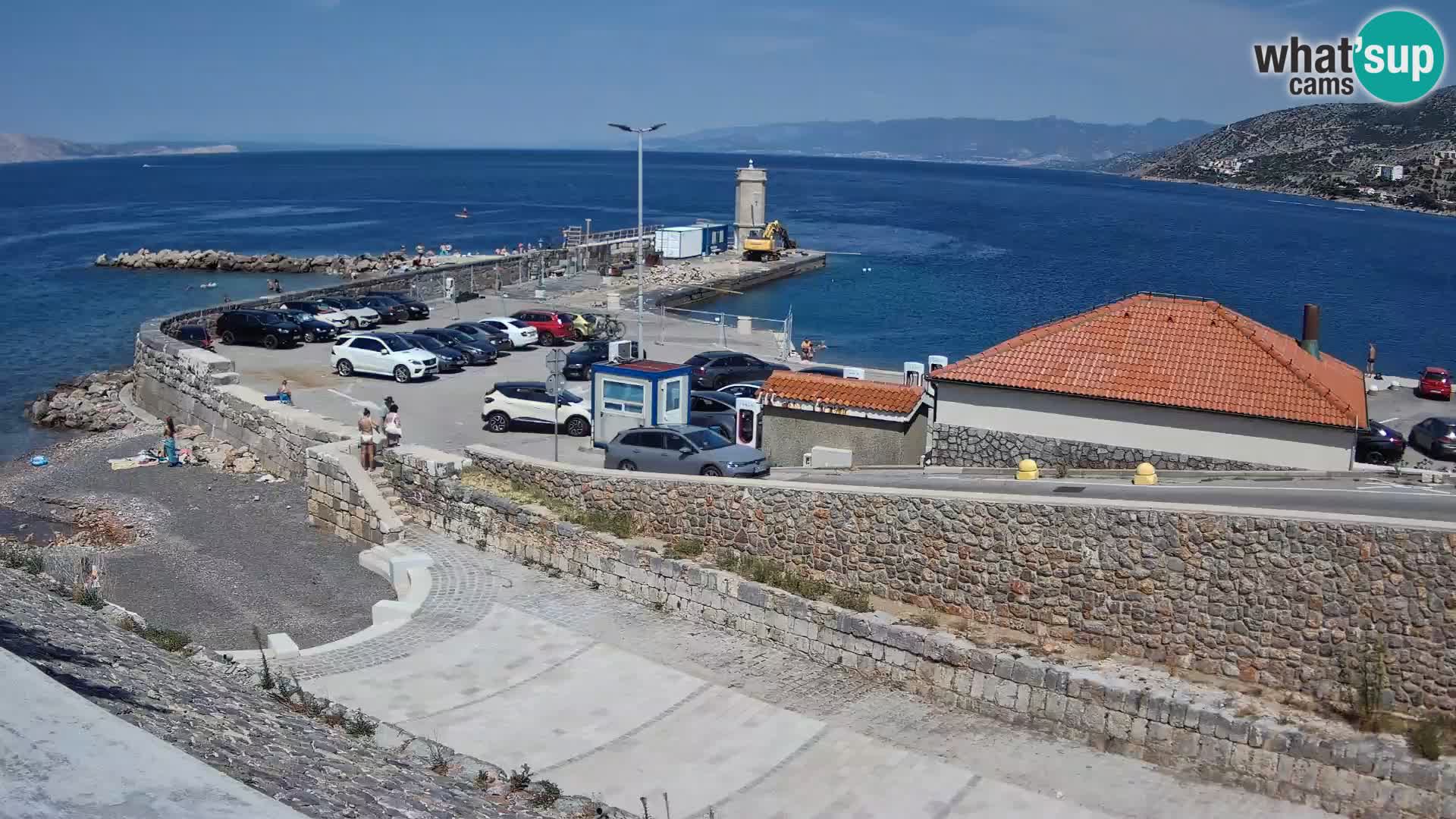 Web kamera Senj luka – Lukobran i svjetionik uživo