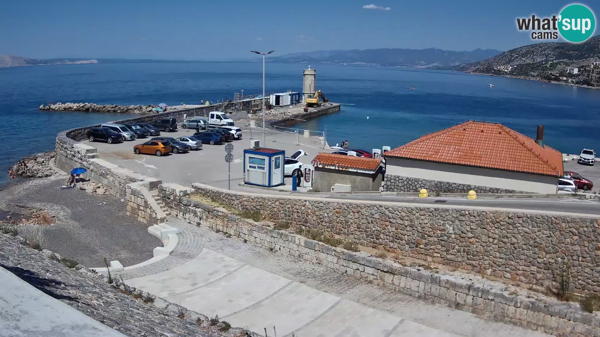 Webcam Porto di Segna – Frangiflutti e Faro in diretta