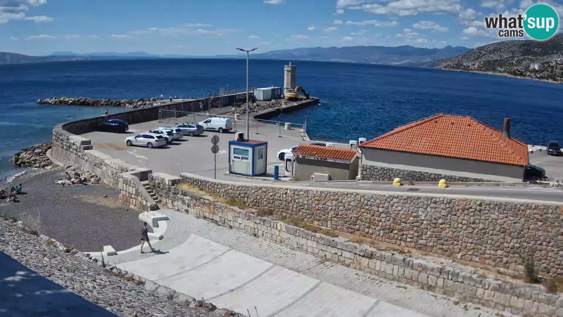 Senj Harbour Webcam – Breakwater & Lighthouse Live View