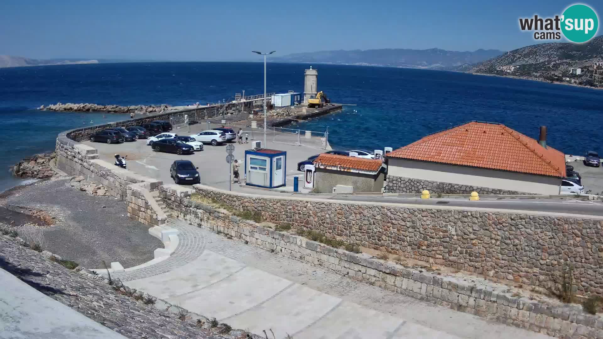 Web kamera Senj luka – Lukobran i svjetionik uživo