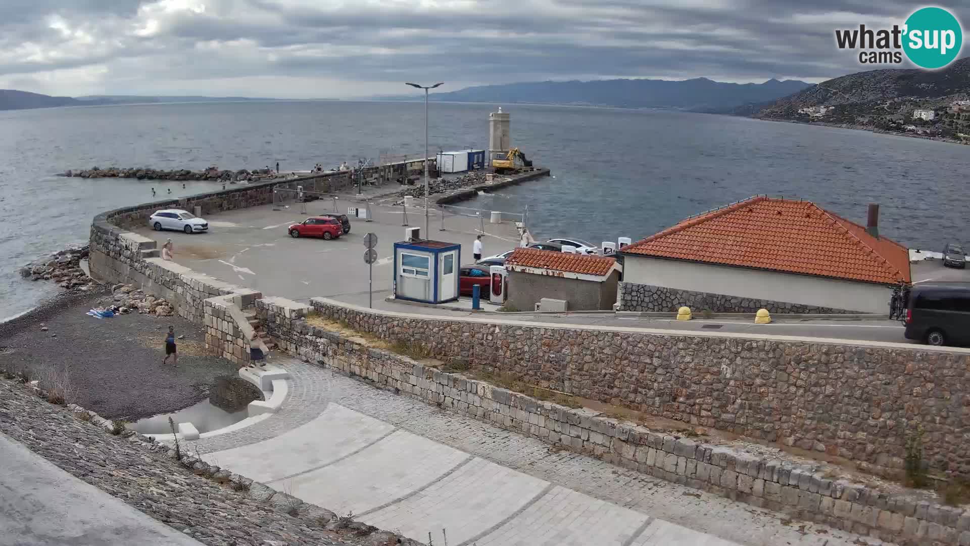 Senj Harbour Webcam – Breakwater & Lighthouse Live View