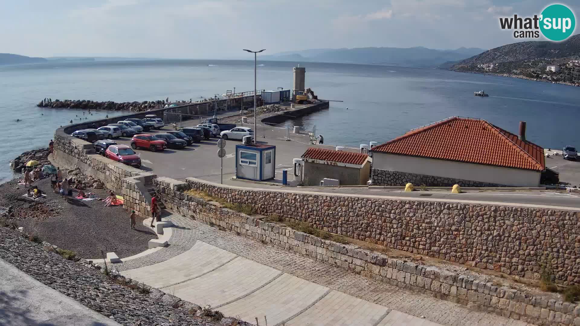 Senj Harbour Webcam – Breakwater & Lighthouse Live View
