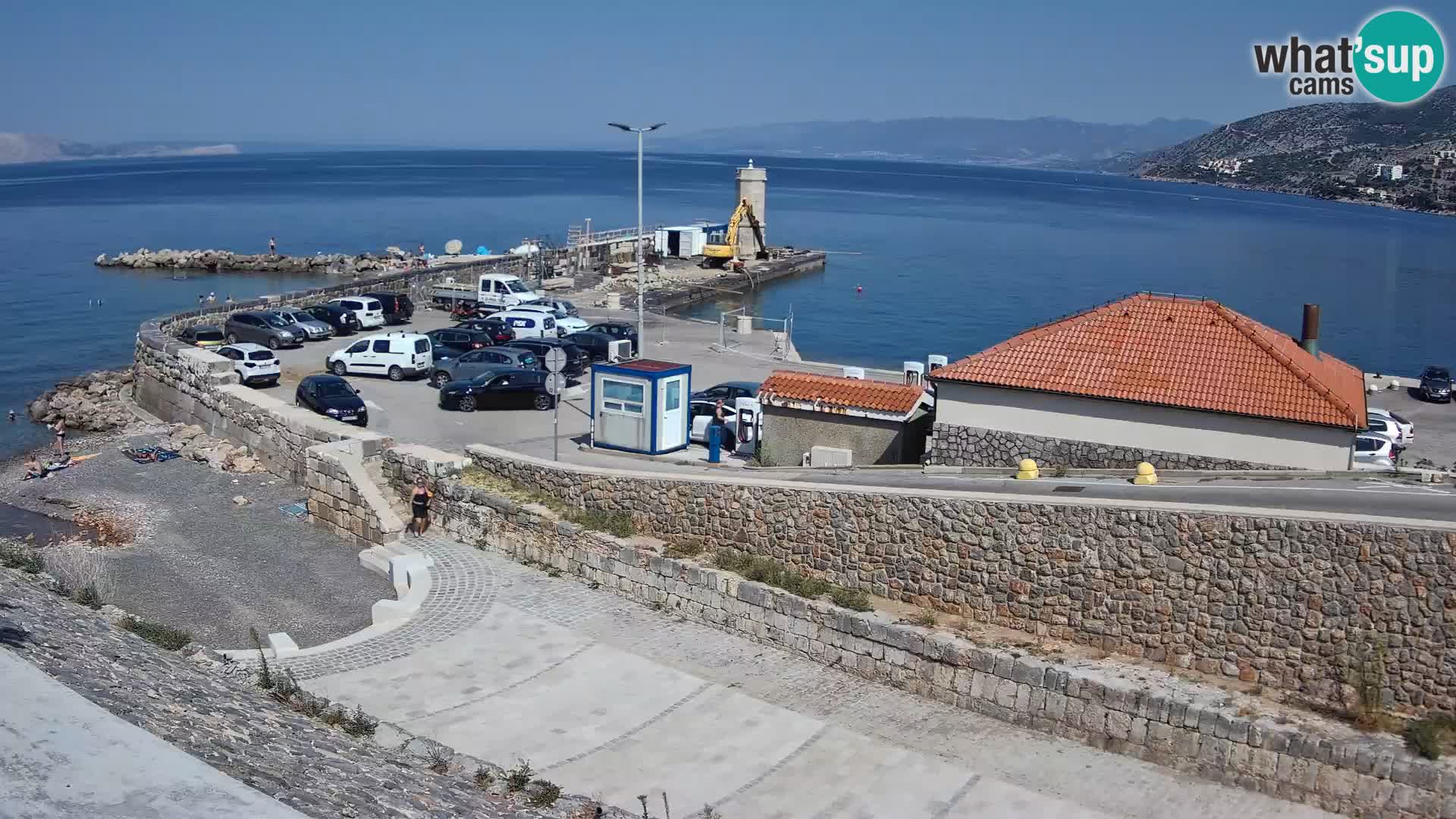 Senj Harbour Webcam – Breakwater & Lighthouse Live View