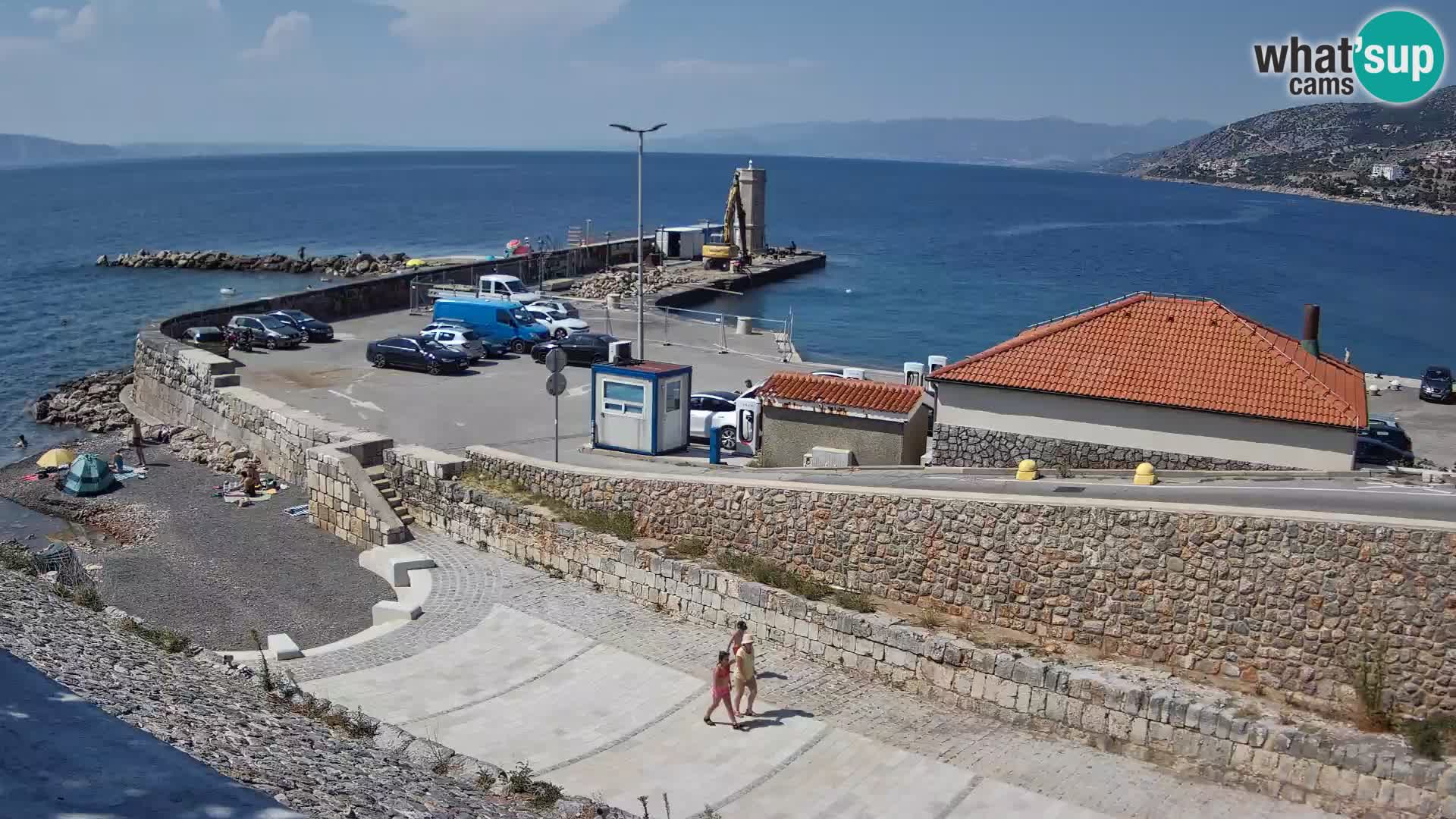 Senj Harbour Webcam – Breakwater & Lighthouse Live View