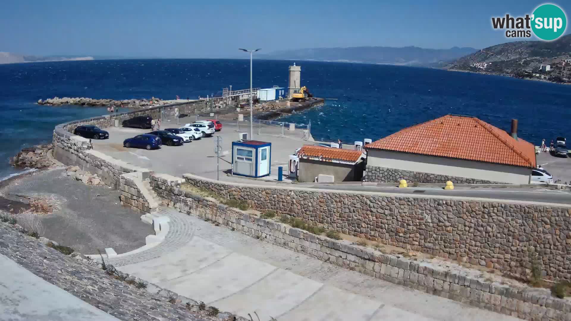 Senj Harbour Webcam – Breakwater & Lighthouse Live View