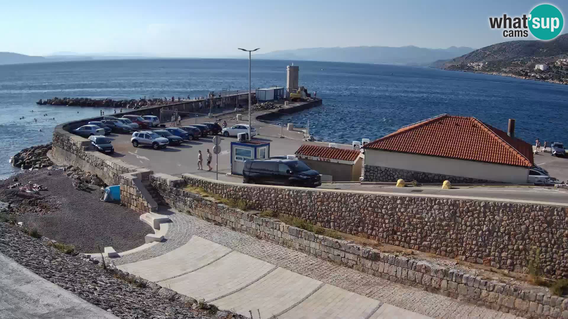 Senj Harbour Webcam – Breakwater & Lighthouse Live View