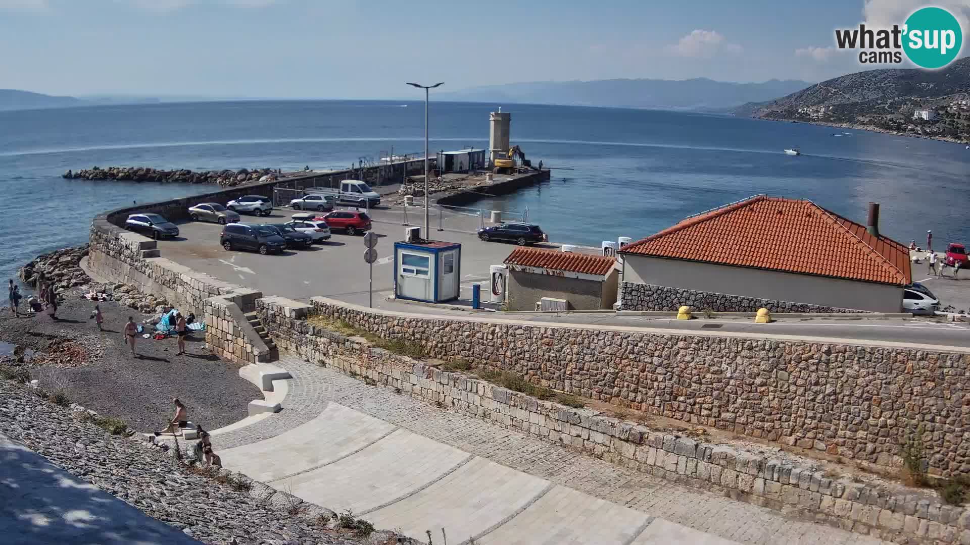 Senj Harbour Webcam – Breakwater & Lighthouse Live View