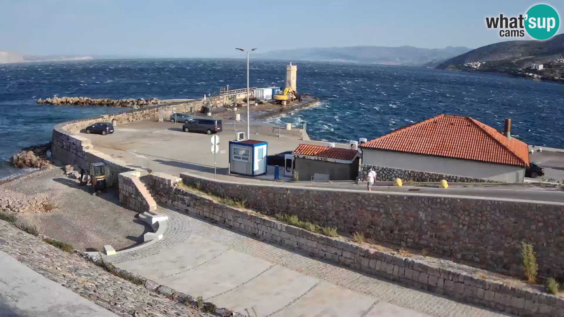 Senj Harbour Webcam – Breakwater & Lighthouse Live View