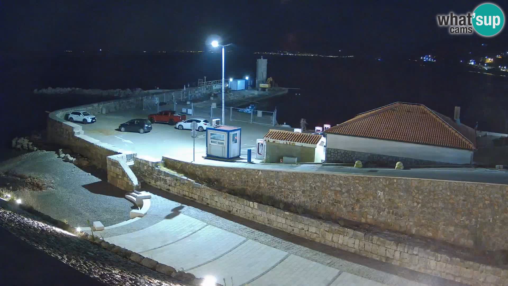 Senj Harbour Webcam – Breakwater & Lighthouse Live View