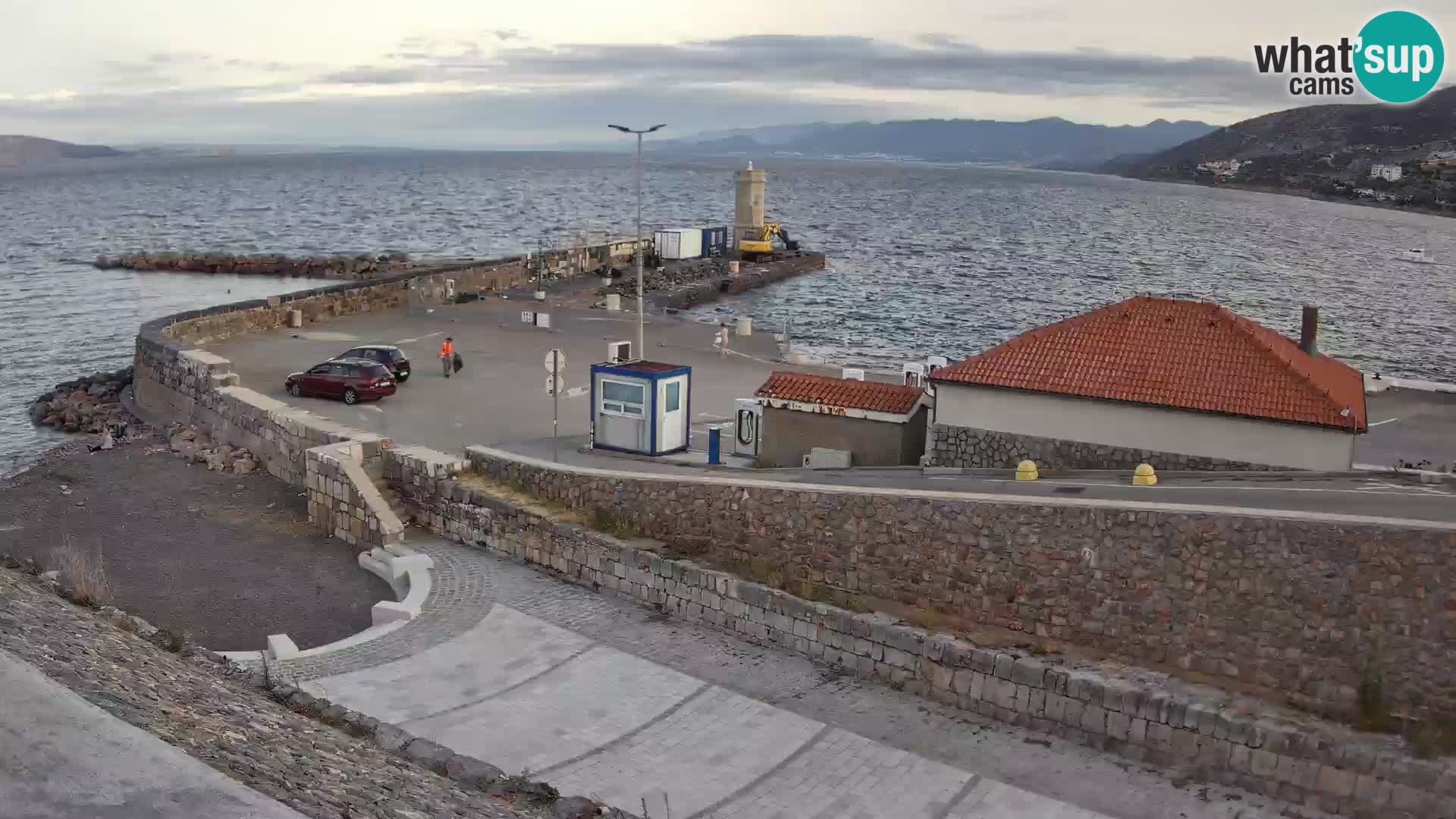 Senj Harbour Webcam – Breakwater & Lighthouse Live View