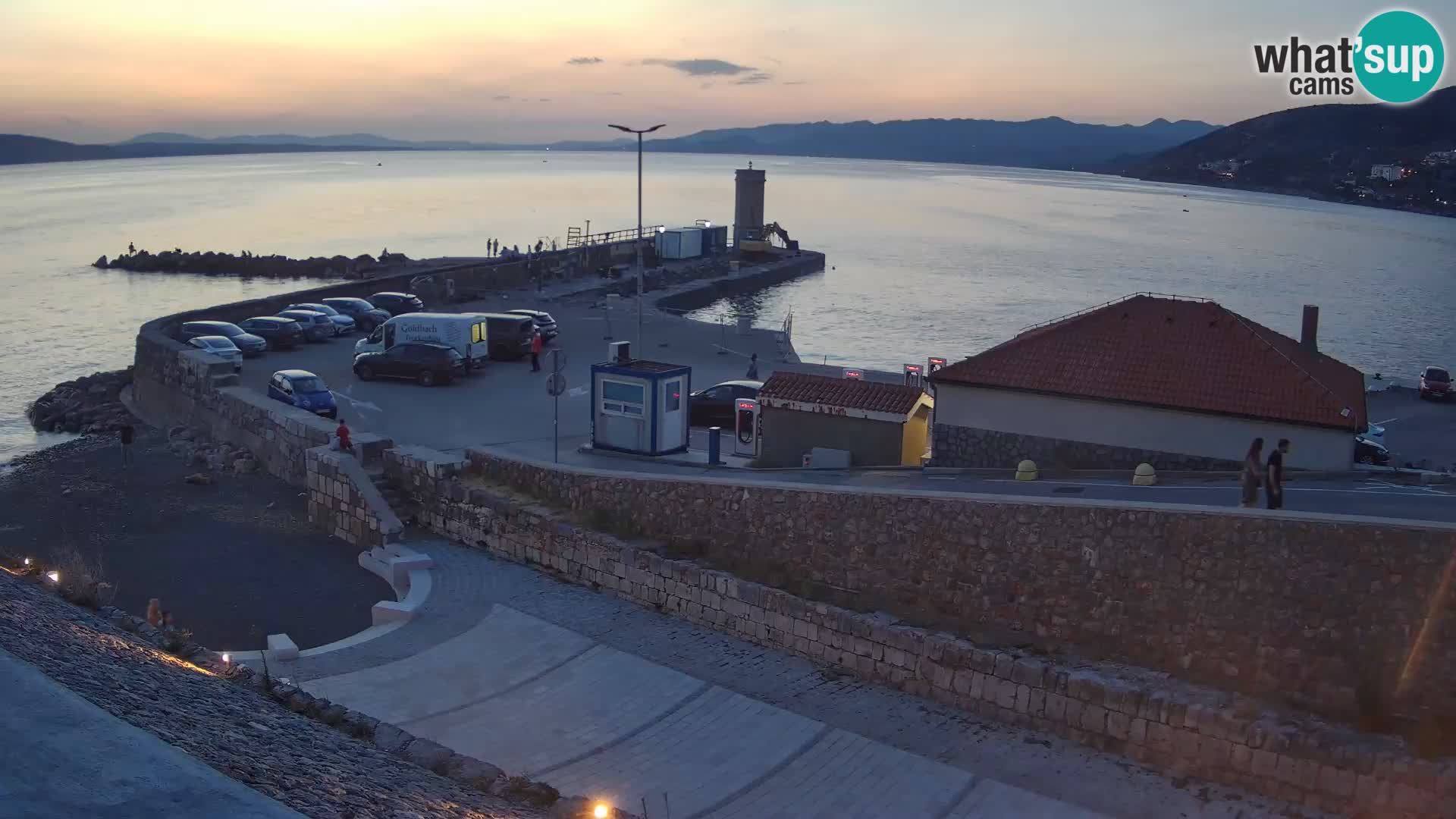 Senj Harbour Webcam – Breakwater & Lighthouse Live View