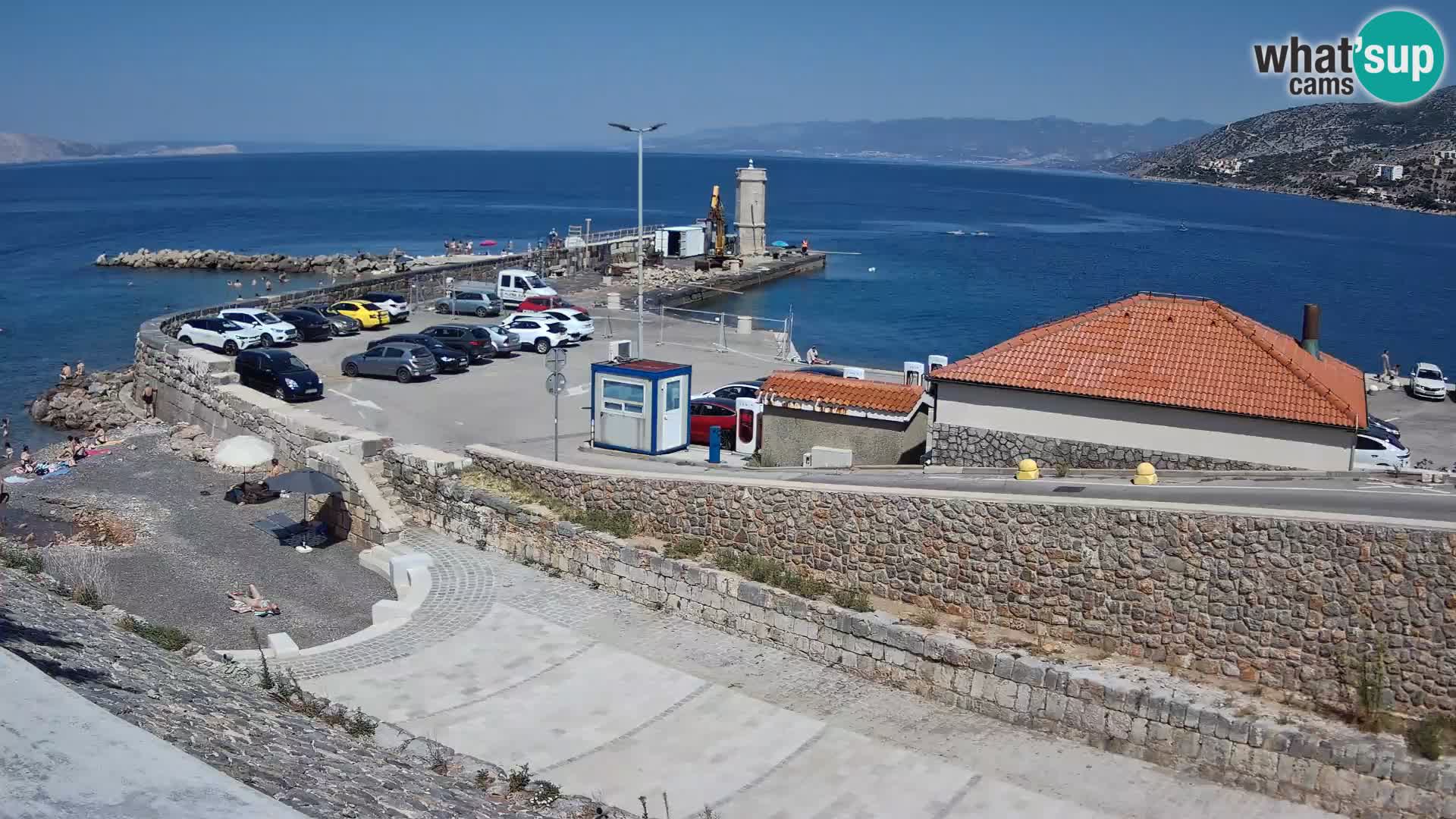 Webcam Porto di Segna – Frangiflutti e Faro in diretta
