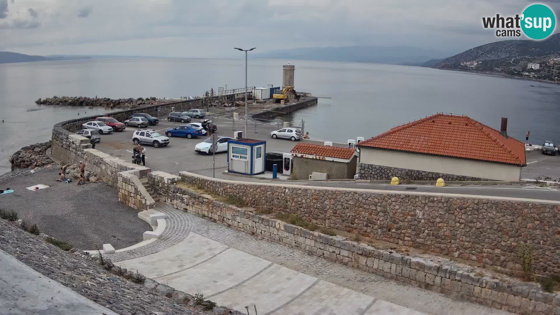 Web kamera Senj luka – Lukobran i svjetionik uživo