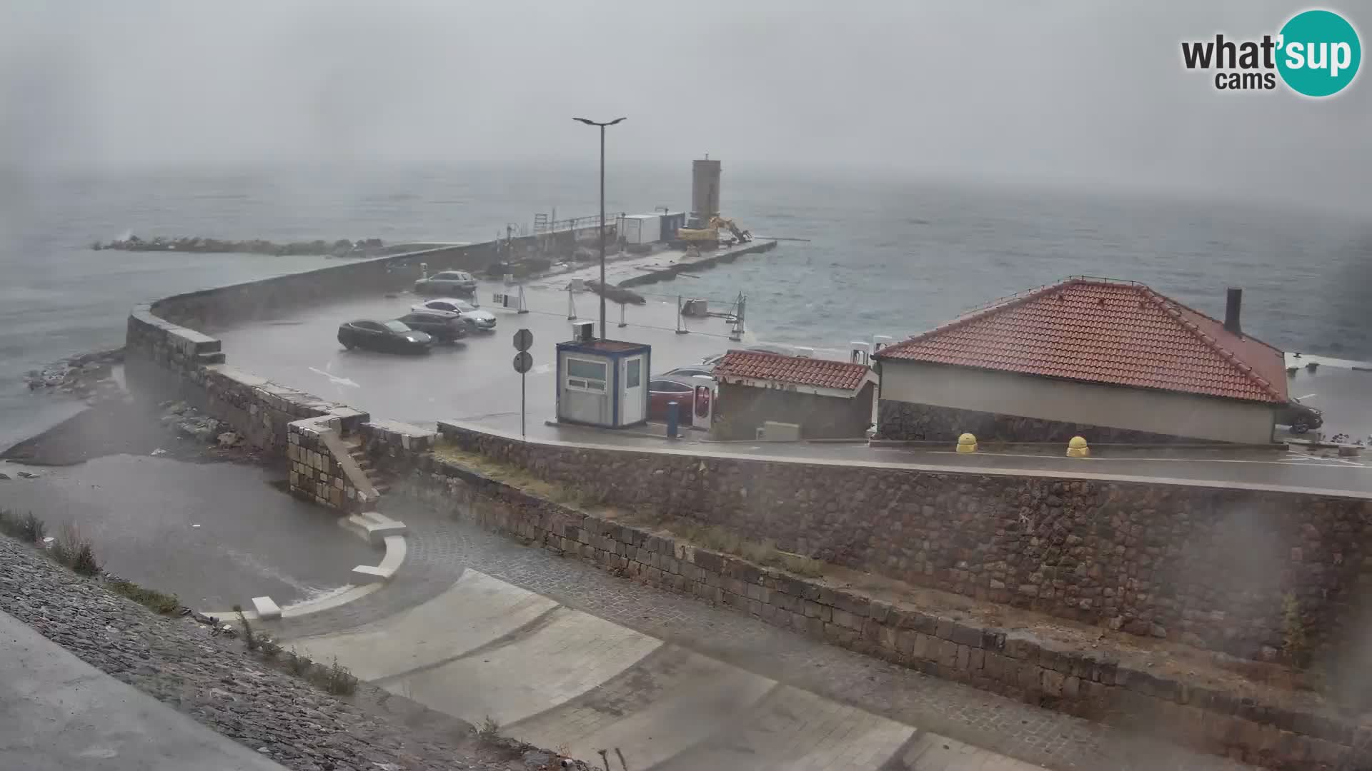 Senj Harbour Webcam – Breakwater & Lighthouse Live View