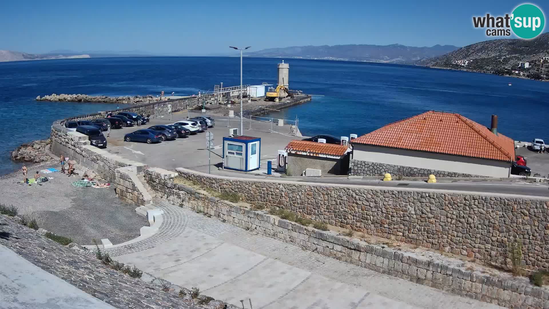 Webcam Porto di Segna – Frangiflutti e Faro in diretta