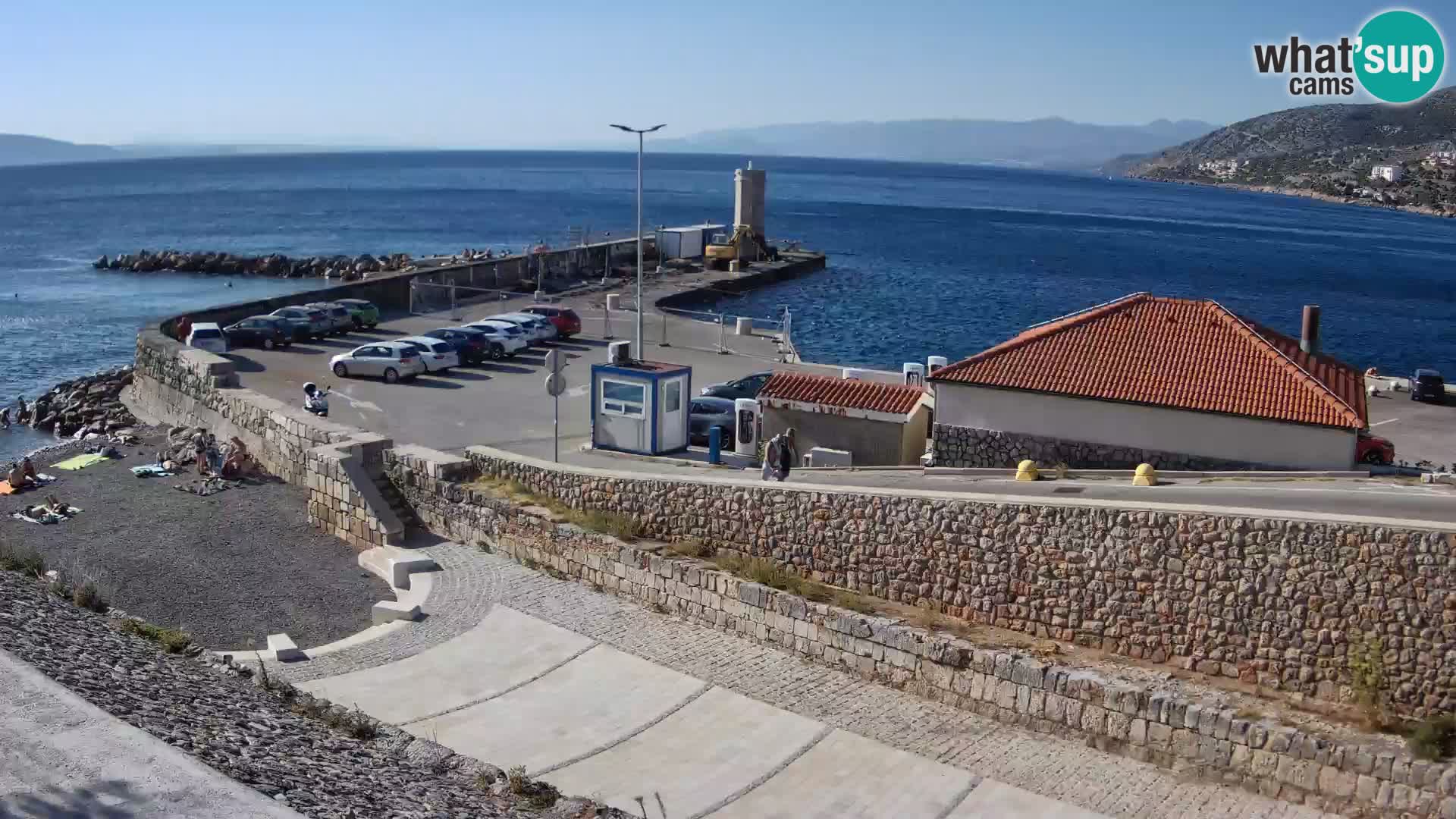 Webcam Porto di Segna – Frangiflutti e Faro in diretta