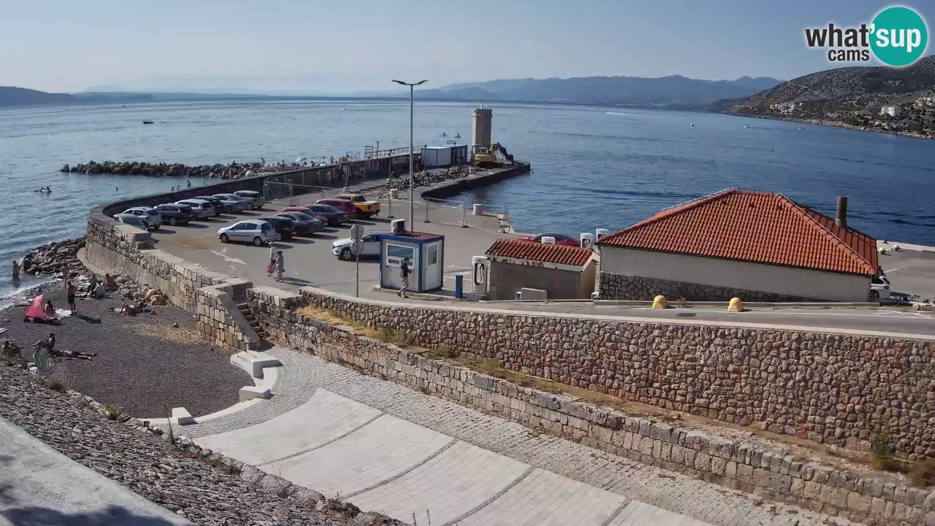 Webcam Porto di Segna – Frangiflutti e Faro in diretta