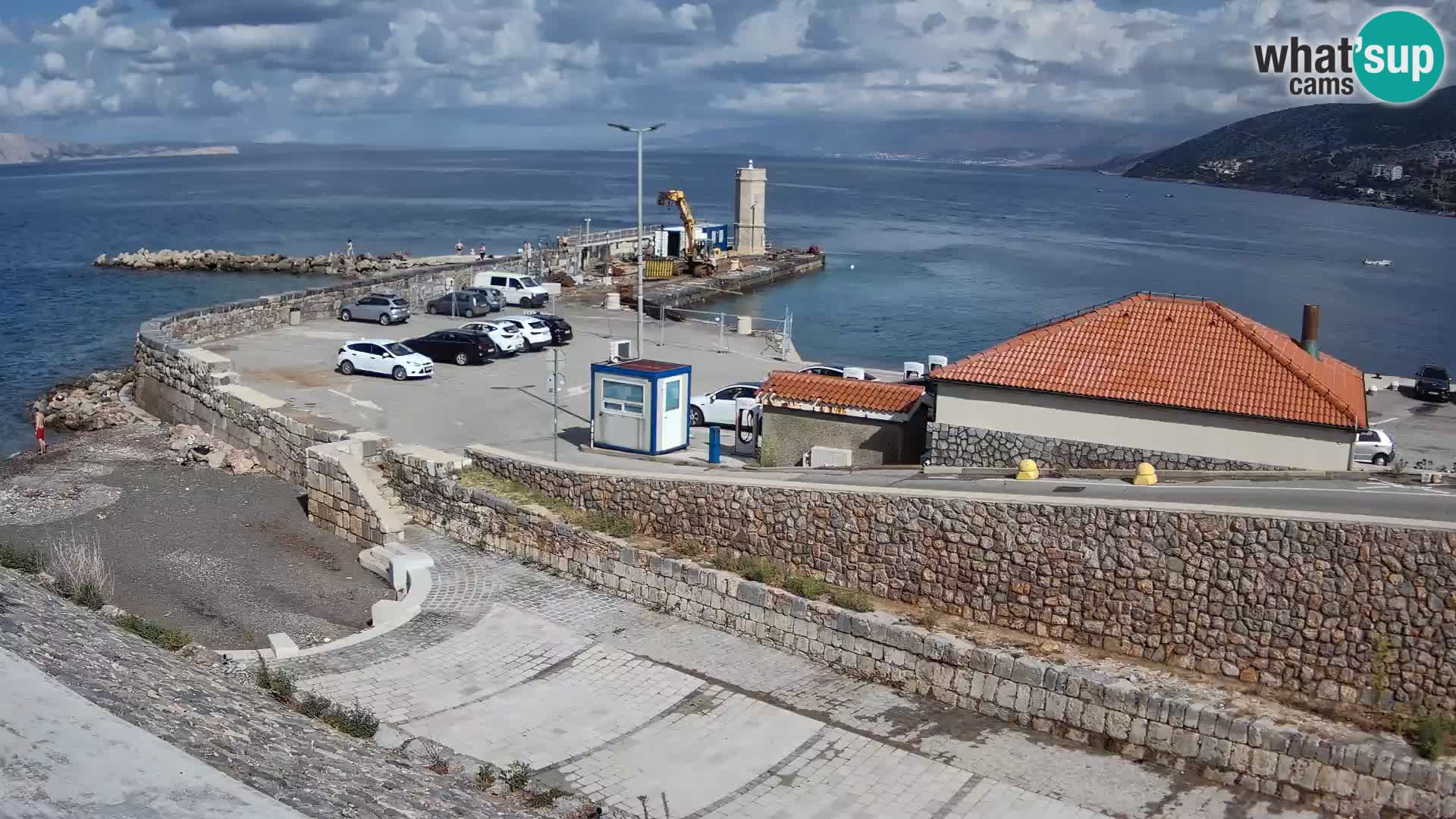 Web kamera Senj luka – Lukobran i svjetionik uživo