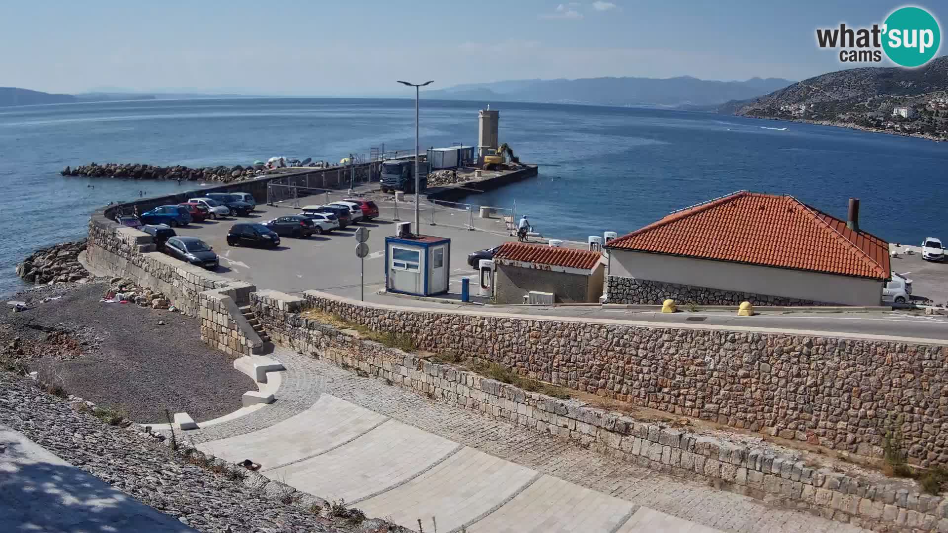 Senj Harbour Webcam – Breakwater & Lighthouse Live View