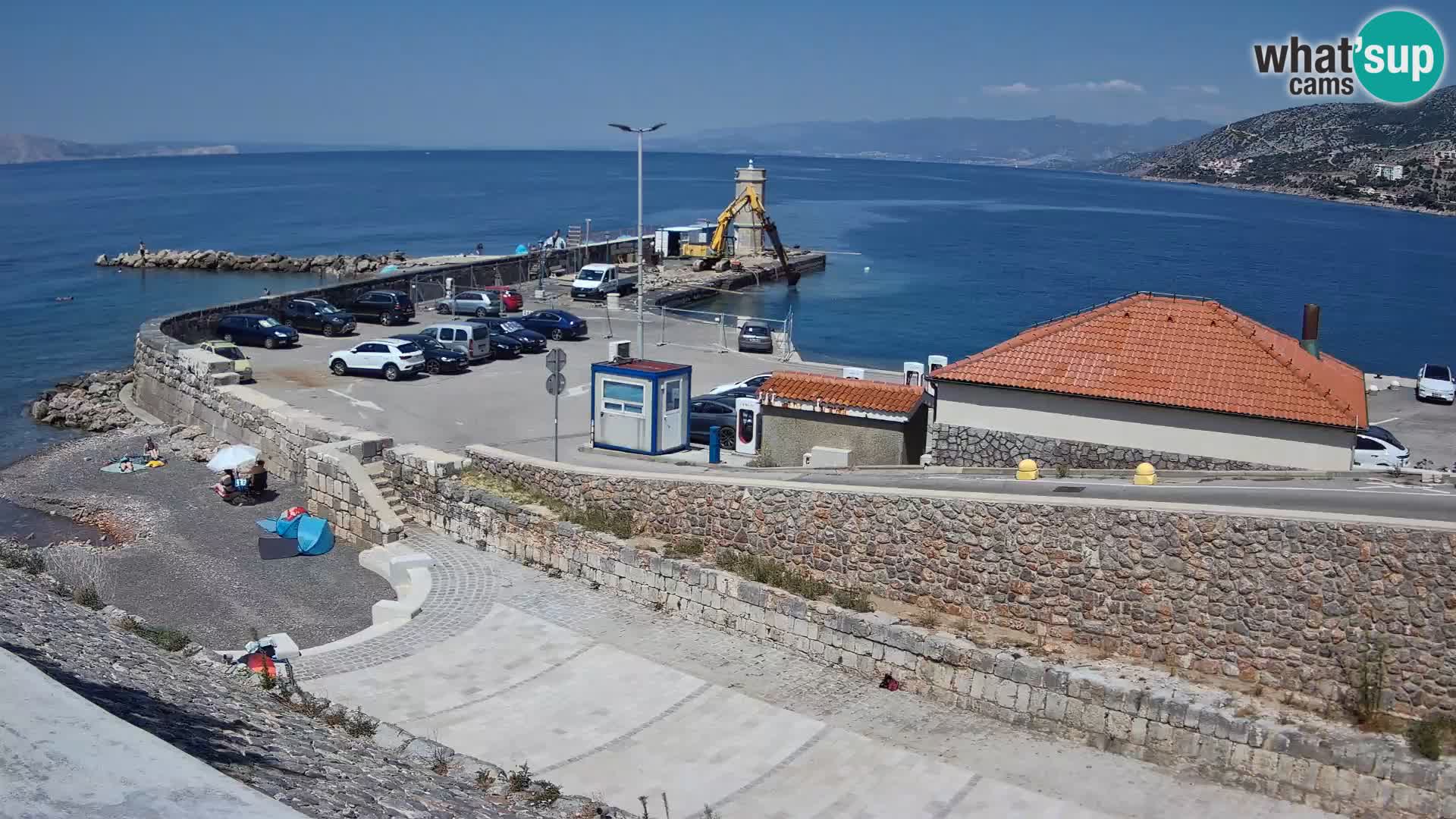 Webcam Porto di Segna – Frangiflutti e Faro in diretta