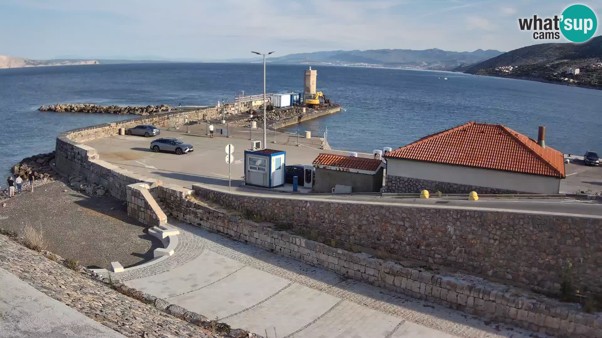 Webcam puerto de Senj – Rompeolas y faro en directo