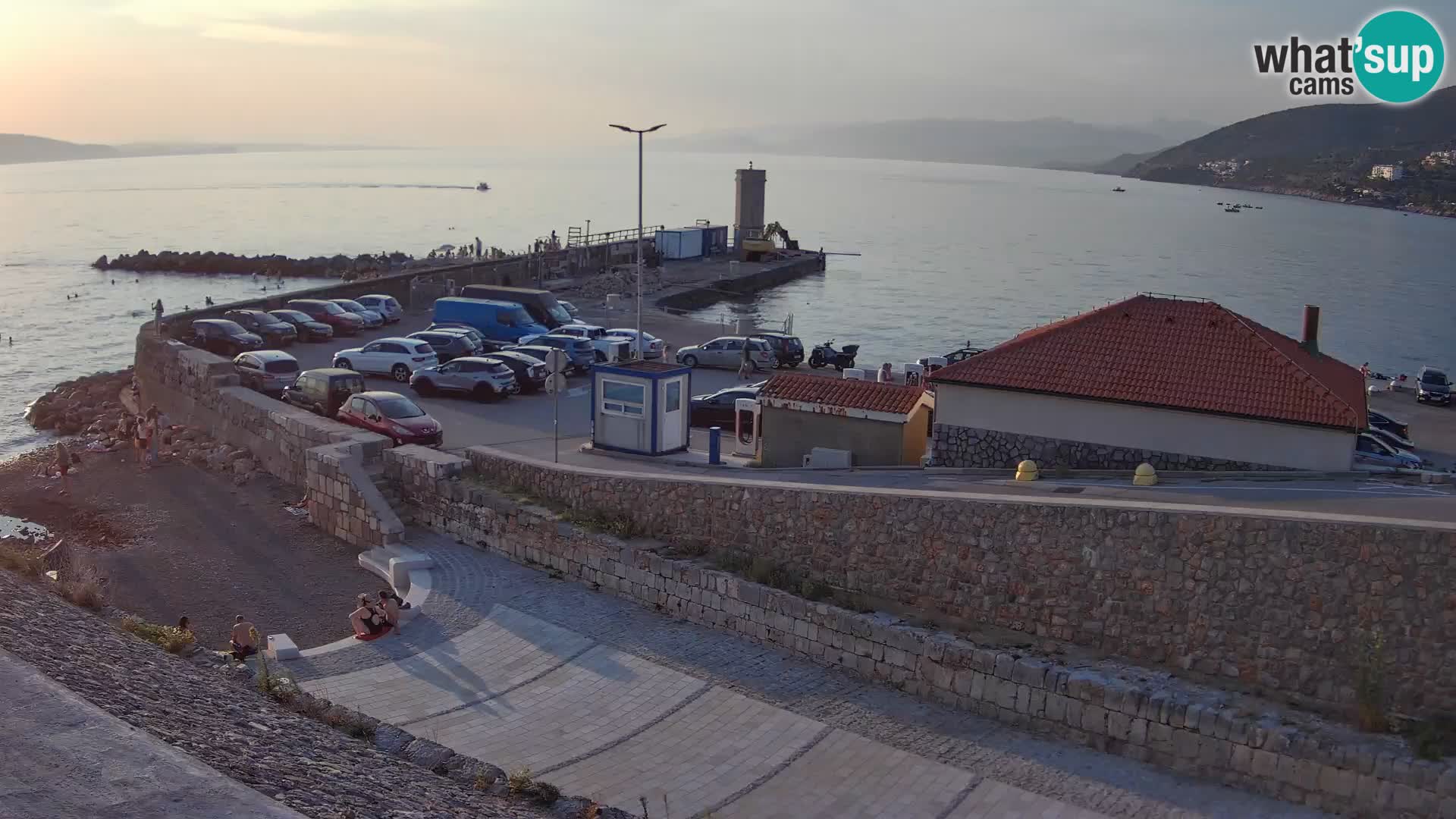 Senj Harbour Webcam – Breakwater & Lighthouse Live View