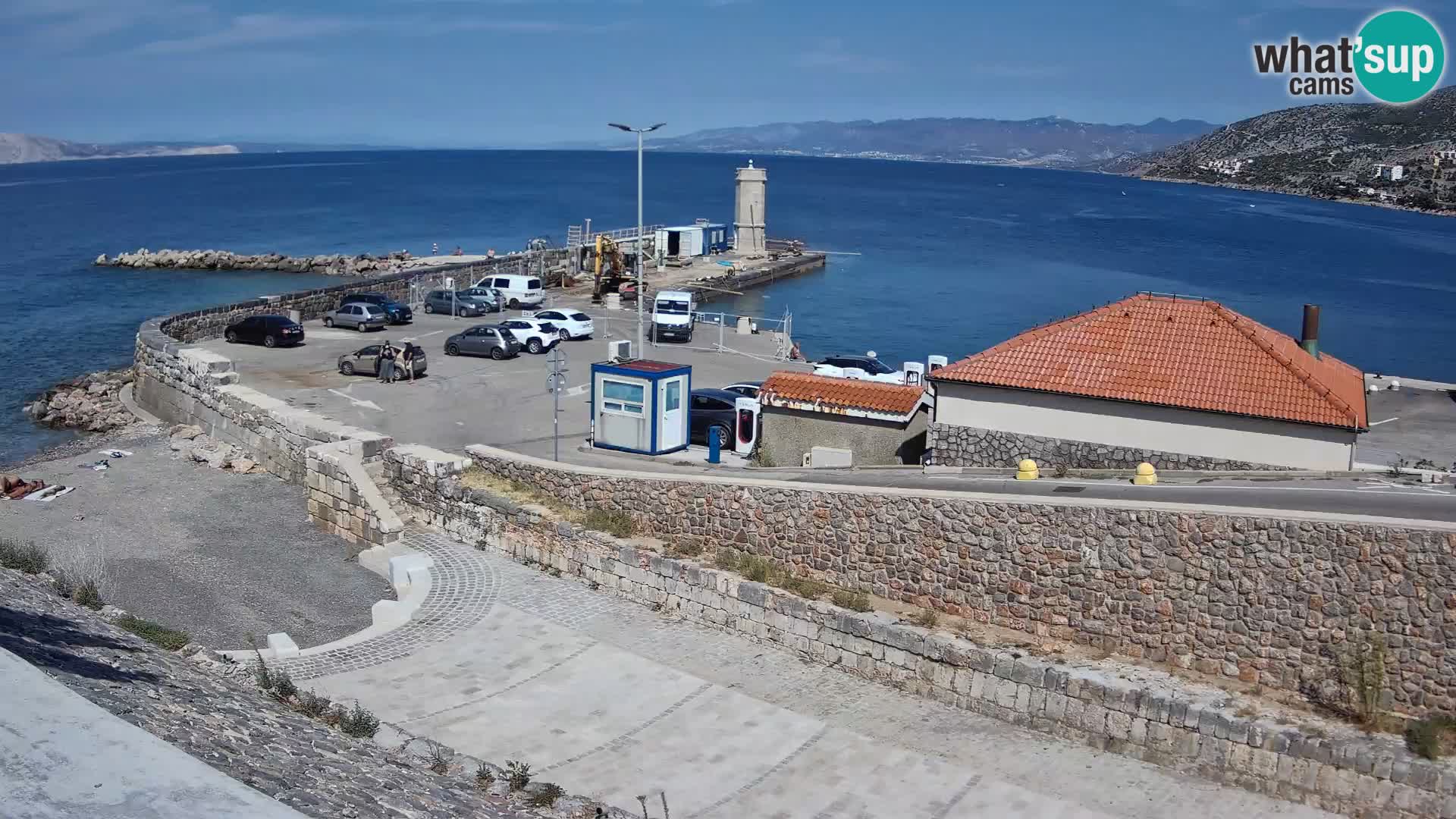 Senj Harbour Webcam – Breakwater & Lighthouse Live View
