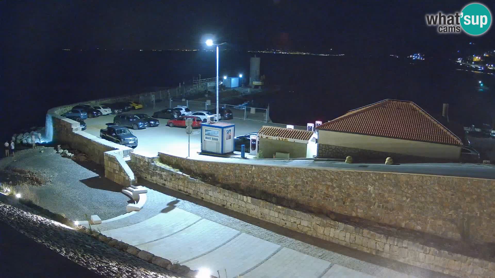 Webcam puerto de Senj – Rompeolas y faro en directo