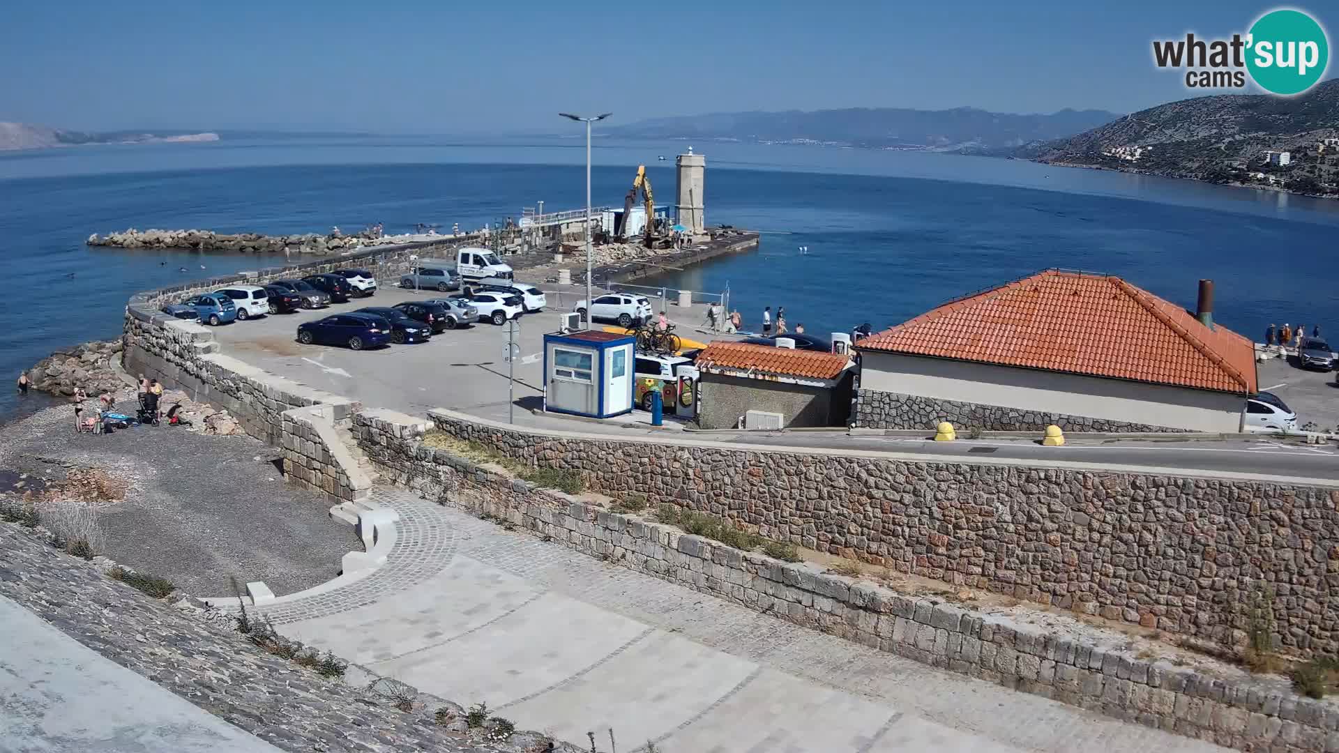 Web kamera Senj luka – Lukobran i svjetionik uživo