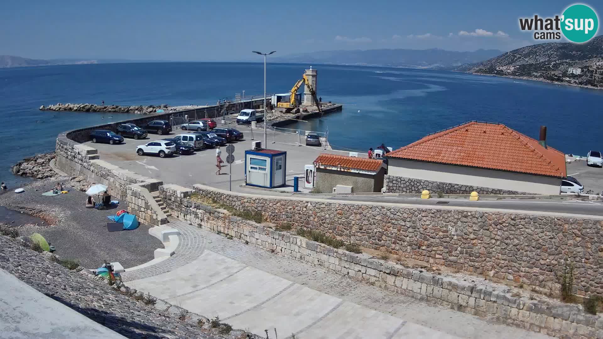 Webcam Porto di Segna – Frangiflutti e Faro in diretta