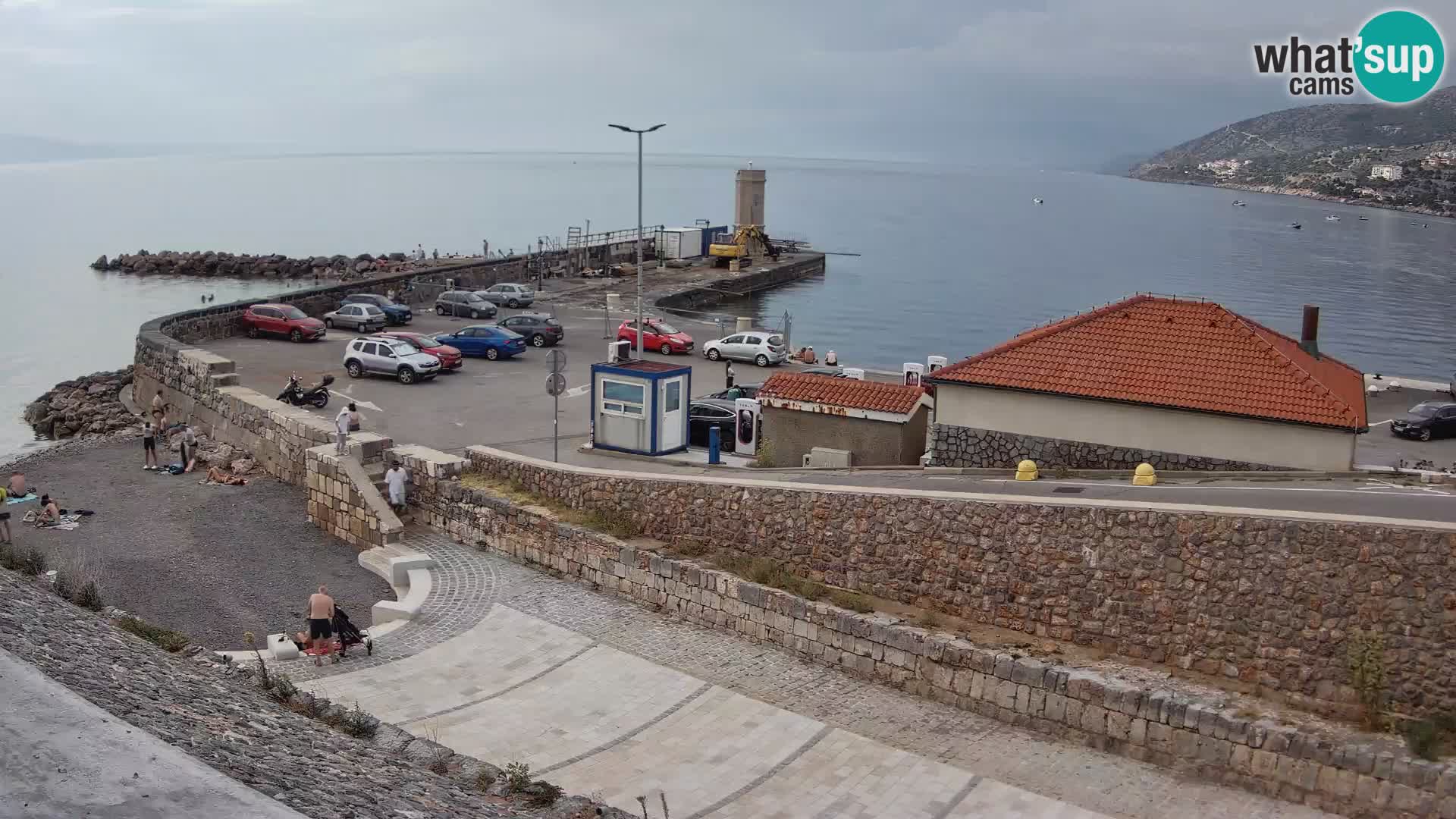 Webcam puerto de Senj – Rompeolas y faro en directo